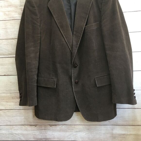 VINTAGE CENTURY CLUB BLAZER AND VEST IN BROWN CORDUROY - Picture 4 of 12